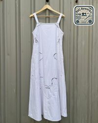 Upcycled Embroidered Slip Dress