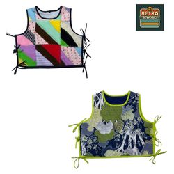Upcycled Both-Side Opening Quilt Gilet