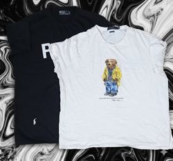 PREMIUM BRAND RALPH Lauren BEAR AND ROUND NECK T S..