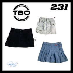 Y2k Denim skirts (Brands)Lauren , Loft & Forever 2..
