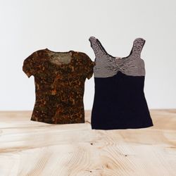 Round neck tops