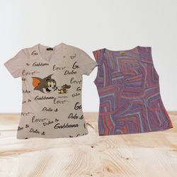 Round neck tops
