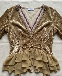 Sequin & Rhinestone Corset Top