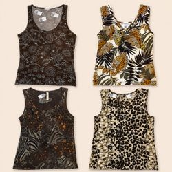 Y2k Dusty Nature Sleeveless Tops