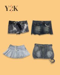Vintage 2000s Mini Skirts (Yv-679)