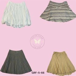 Cotton Y2K Graphic Print Skirt for Women (GRF-5-06..
