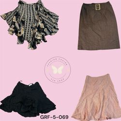Y2K Fashion Cotton Printed Short Skirt (GRF-5-069)