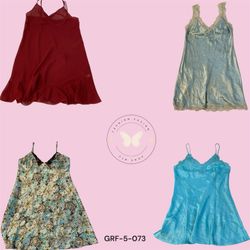 Sleeveless Y2K Aesthetic Slip Dress for Party & Ca..