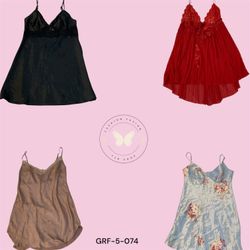 Women’s Retro Printed Slip Dress – Soft Girl Y2K F..