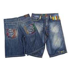 Y2K Hip Hop Baggy Shorts