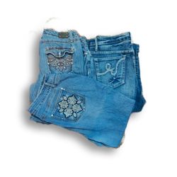 Y2K Flared, Bootcut & Embellished Jeans