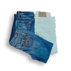 BCX07 Y2K Flared, Bootcut & Embellished Jeans