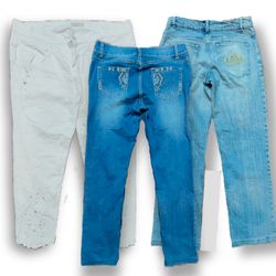 BCX09 Y2K Flared, Bootcut & Embellished Jeans