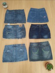 2000s Dream Vintage Denim Mini Skirt Collection(MS..