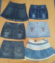 Premium Y2K Denim Mini Skirt Bundle - Mixed Vintag..
