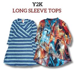 Y2K Long Sleeve Tops
