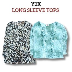 Y2K Long Sleeve Tops