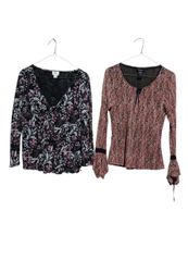 Th04 mix pattern tops/blouse -8pcs -8/5/26