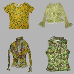 Y2K Matcha Mood Tops