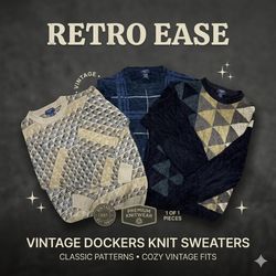 Premium Vintage Dockers Sweater - (REV#545)