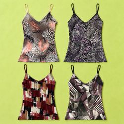 Y2k Vibrant Fusion Cami Tops