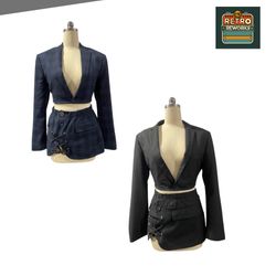 Upcycled Blazer Co-ord Set