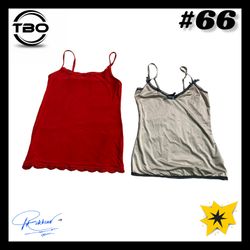 Y2k Color Full Cami Tops (brands) white & Black , ..