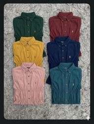 Upcycle Ralph Lauren shirred corset shirt (Dv -05)