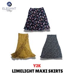 Y2K Limelight Maxi Skirts - EV1025