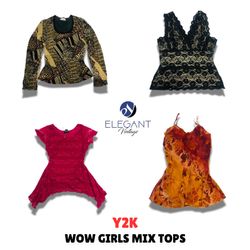 Y2K Wow Girl Mix Tops - EV1032