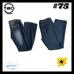 Y2k ditaling jeans (brand) Levi’s & Bongo etc#75.