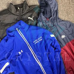 Classic Branded Windbreaker nike,puma and other br..