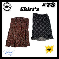 Y2k Printed Skirts (brands) Almost Famous etc #78.
