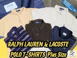 Ralph Lauren & Lacoste Polo T-shirts Plus Size