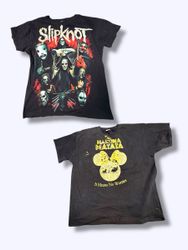 Branded graphic tee mixed brand collection