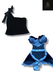 Mixed style top