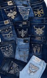 Y2K Bling Jeans Bootcut