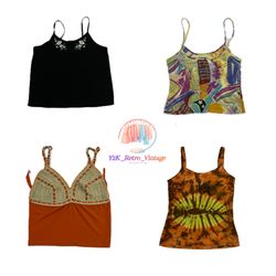 Y2K Camies Tops ( 077 )