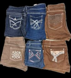 WALLFLOWER AND OTHER MIX BRANDS MINISHORTS (023)