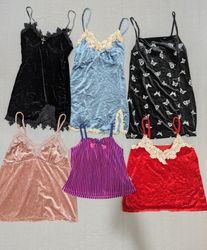 Camisole in velluto alla moda