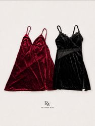 Mini Dresses Velvet