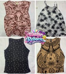 Vintage Y2K Printed & Statement Top Bundle – 10pcs..