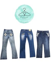 110526-4 Y2k denim jeans 10 pcs