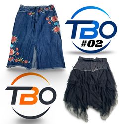 Y2k Detailing Denim Skirts. #02