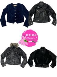 Y2k mixed sued and leather jackets