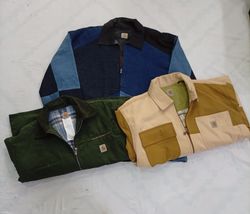 CR8369 UPCYCLED CARHARTT MIX STYLE JACKETS