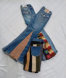 CR8372 UPCYCLED MIX BRANDED STYLE JEANS