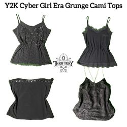 Y2K Cyber Girl Era Grunge Cami Tops TY-027