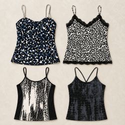 Y2k Ocean Hues Cami Tops