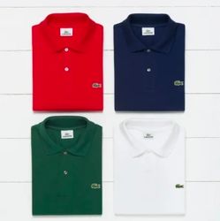 Authentic lacoste polo tshirts